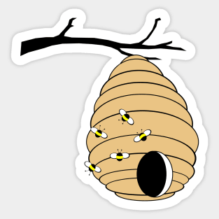 Bee My Honey in Color Sticker